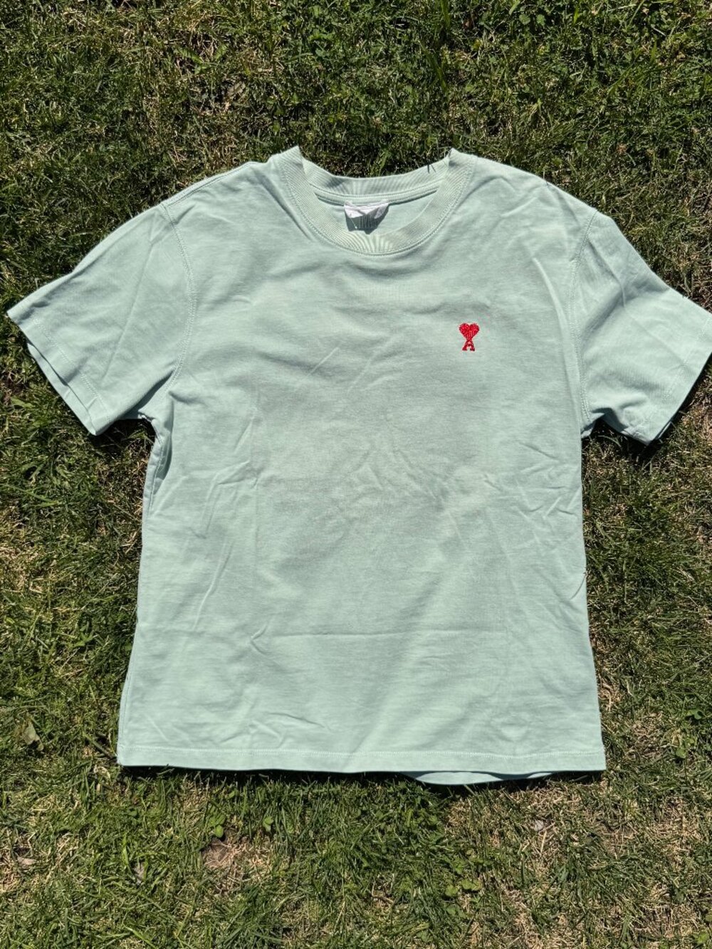 Ami Paris - Ami de Coeur T-Shirt (Men's) - Mint Green
